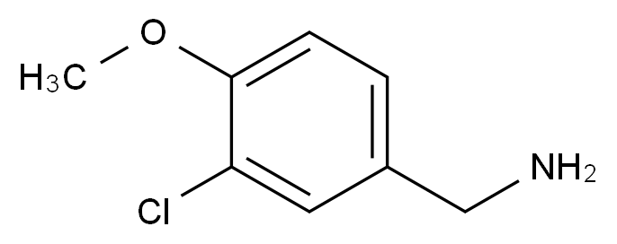 3-氯-4-甲氧基-芐胺,3-Chloro-4-methoxy-benzylamine