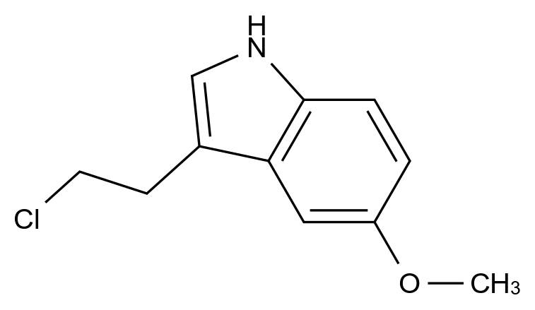 3-(2-氯乙基)-5-甲氧基-1H-吲哚,3-(2-Chloroethyl)-5-methoxy-1H-indole