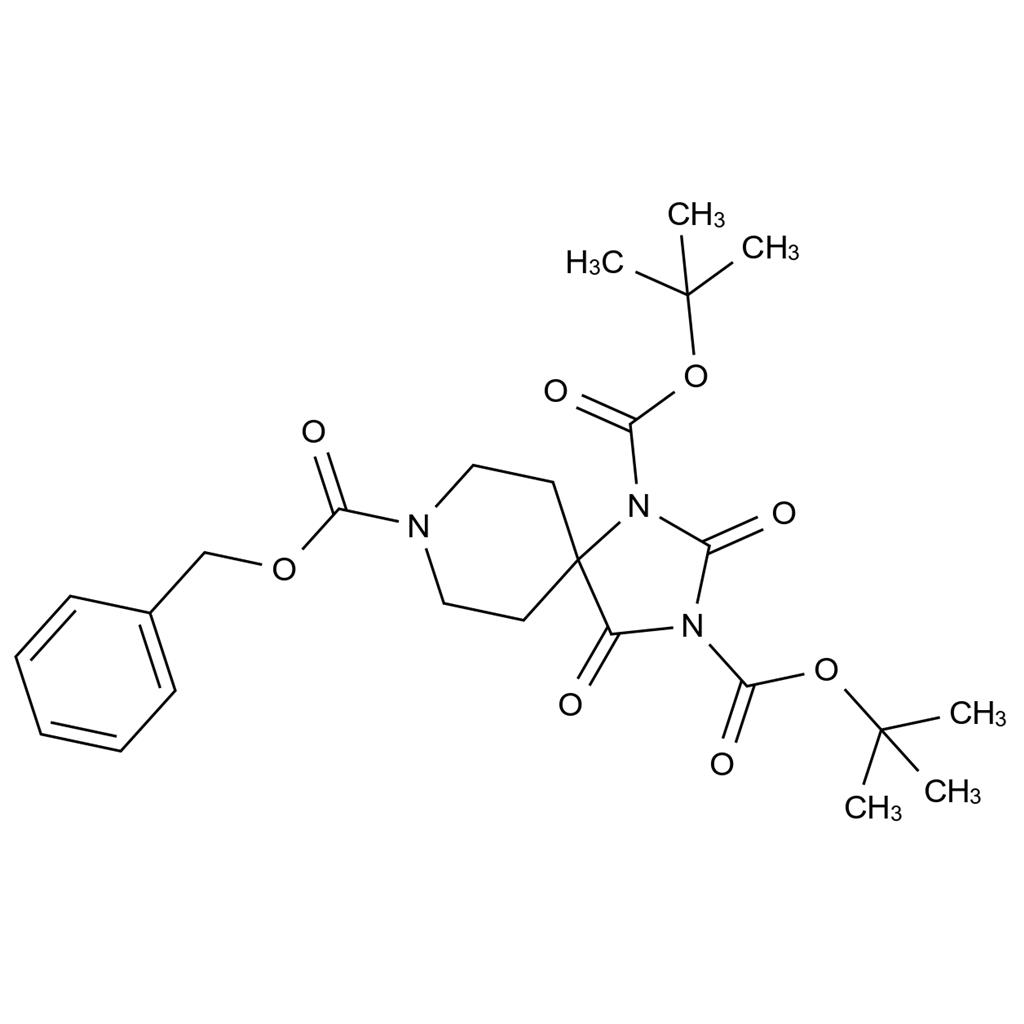 8-芐基-1,3-二-叔丁基2,4-二氧-1,3,8-三氮雜螺[4.5]癸-1,3,8-三甲酸酯,8-Benzyl 1,3-di-tert-butyl 2,4-dioxo-1,3,8-triazaspiro[4.5]decane-1,3,8-tricarboxylate