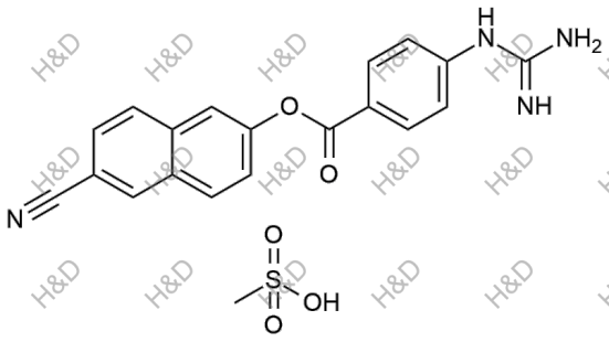 萘莫司他雜質(zhì)22(甲磺酸鹽),Nafamostat Impurity 22(Mesylate)