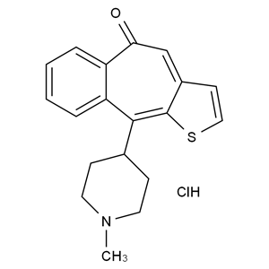 CATO_酮替芬EP雜質10 鹽酸鹽__97%