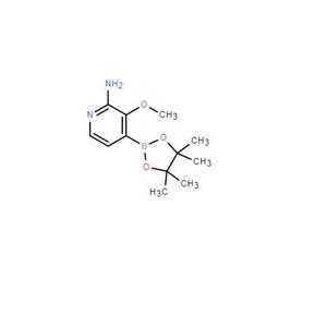 3-甲氧基-4-(4,4,5,5-四甲基-1,3,2-二氧雜硼烷-2-基)吡啶-2-胺,2-Pyridinamine, 3-methoxy-4-(4,4,5,5-tetramethyl-1,3,2-dioxaborolan-2-yl)-