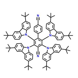 2,3,5,6-四（3,6-二叔丁基-9H-咔唑-9-基）-lI.'-聯(lián)苯I]-4,4'-二腈 2413165-89-4