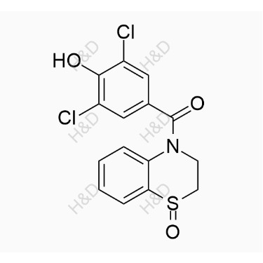 多替诺德杂质30,(3,5-dichloro-4-hydroxyphenyl)(1-oxido-2H-benzo[b][1,4]thiazin-4(3H)-yl)methanone