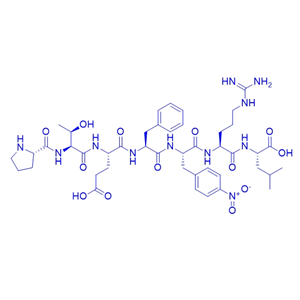 蛋白酶底物多肽PTEF-p-nitro-FRL/90331-82-1/H-Pro-Thr-Glu-Phe-p-nitro-Phe-Arg-Leu-OH