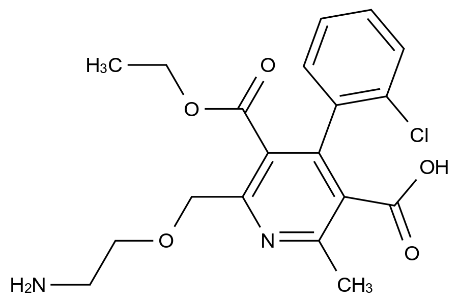 2-[(2-Aminoethoxy)methyl]-4-(2-chlorophenyl)-6-methyl-3,5-pyridinedicarboxylicacid 3-ethylester