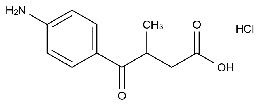 4-(4-氨基苯基)-3-甲基-4-氧代丁酸鹽酸鹽,4-(4-Aminophenyl)-3-methyl-4-oxobutanoic acid hydrochloride