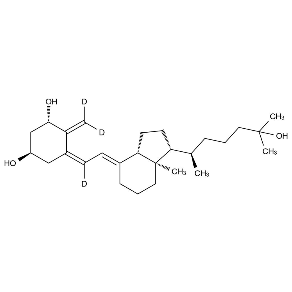 1α,25-二羥基維生素D<SUB>3</SUB> (6,19,19-d<SUB>3</SUB>) 溶液,1α,25-Dihydroxyvitamin D<SUB>3</SUB> (6,19,19-d<SUB>3</SUB>) solution