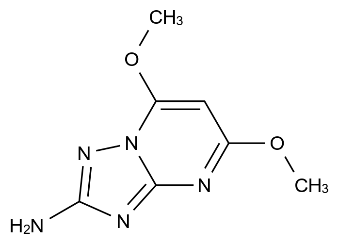 2-氨基-5,7-二甲氧基-1,2,4-三嗪并[1,5-a]嘧啶,5,7-Dimethoxy-[1,2,4]triazolo[1,5-α]pyrimidin-2-amine