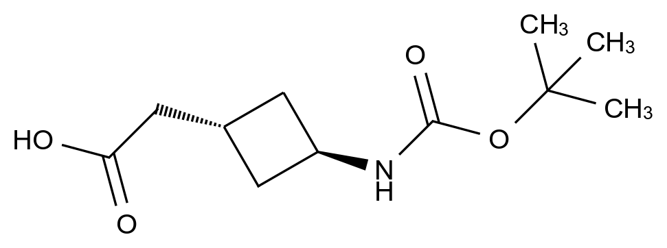 2-[反式-3-(Boc-氨基)環(huán)丁基]乙酸,2-(trans-3-((tert-Butoxycarbonyl)amino)cyclobutyl)acetic acid