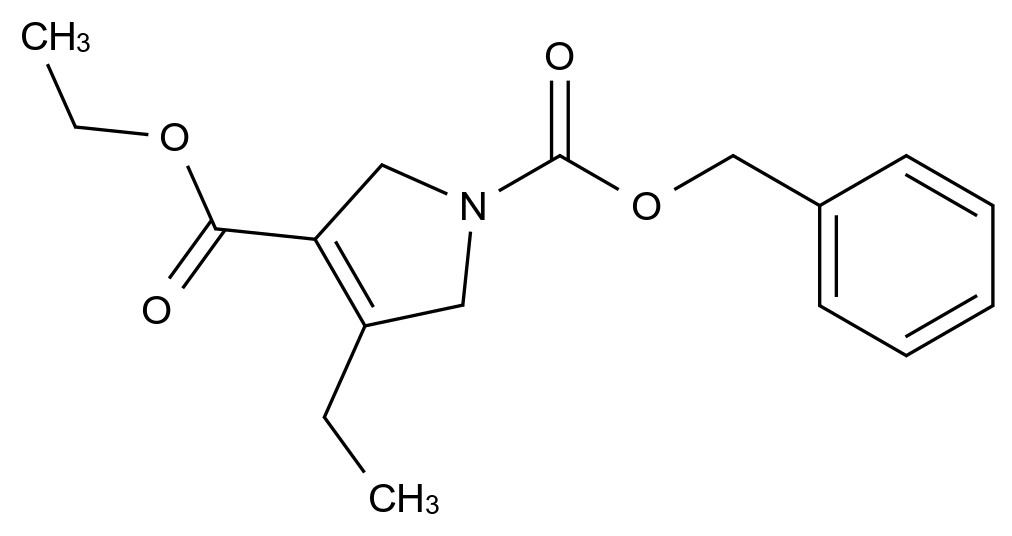 1-Benzyl 3-ethyl 4-ethyl-2,5-dihydro-1H-pyrrole-1,3-dicarboxylate