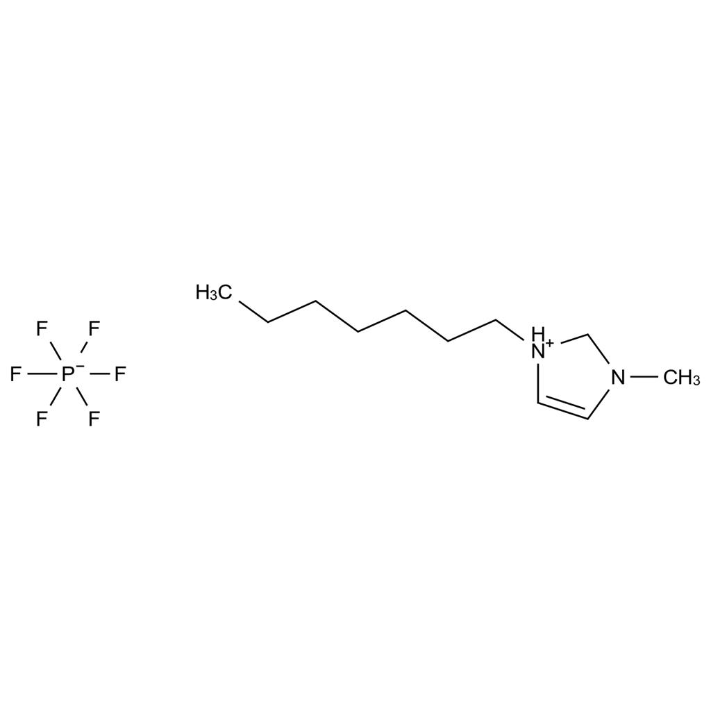 1-庚基-3-甲基咪唑六氟膦酸盐,1-Heptyl-3-methyl-1H-imidazol-3-ium hexafluorophosphate(V)