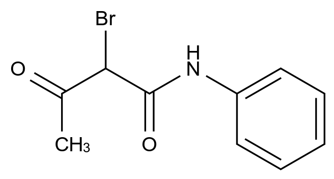 2-Bromo-3-oxo-N-phenylbutanamide