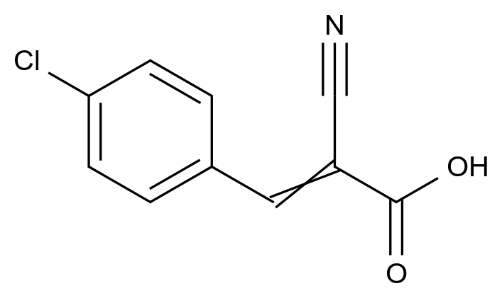 3-（4-氯基）-2-氰基丙烯酸酯,3-(4-Chlorophenyl)-2-cyanoacrylic acid