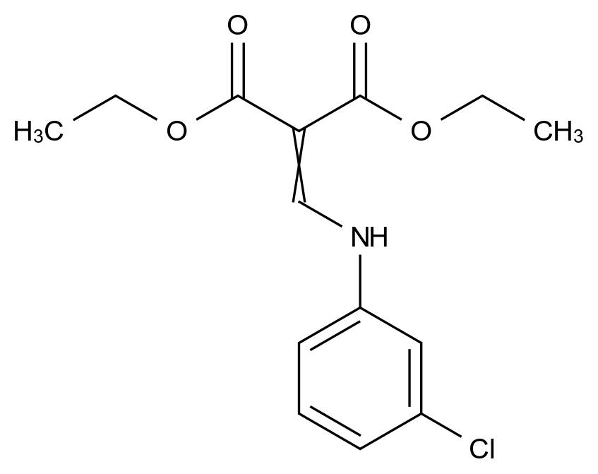 2-（（（3-氯苯基）氨基）亞甲基）丙二酸二乙酯,Diethyl 2-(((3-chlorophenyl)amino)methylene)malonate