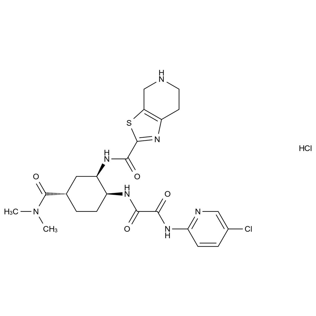 依度沙班脫甲基雜質(zhì) 鹽酸鹽,Edoxaban Desmethyl Impurity HCl