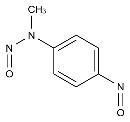 N-甲基-N-（4-亞硝基苯基）亞氮酰胺,N-methyl-N-(4-nitrosophenyl)nitrous amide