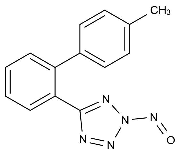 5-（4'-甲基-[1,1'-聯(lián)苯]-2-基）-2-亞硝基-2H-四唑,5-(4'-methyl-[1,1'-biphenyl]-2-yl)-2-nitroso-2H-tetrazole