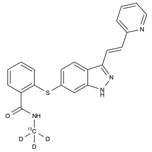 CATO_阿西替尼-13C-d3_1261432-00-1_97%