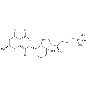 CATO_1α,25-二羟基维生素D<SUB>3</SUB> (6,19,19-d<SUB>3</SUB>) 溶液_128723-16-0_97%