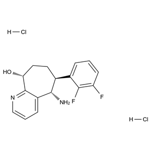 (5S,6S,9R)-5-Amino-6-(2,3-difluorophenyl)-6,7,8,9-tetrahydro-5H-cyclohepta[b]pyridin-9-ol dihydrochloride