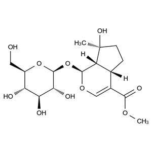 (1S,4aS,7S,7aS)-7-羥基-7-甲基-1-(((2S,3R,4S,5S,6R)-3,4,5-三羥基-6-(羥甲基)四氫-2H-吡喃-2-基)氧基)-1,4a,5,6,7,7a-六氫環(huán)戊并[c]吡喃-4-羧酸甲酯,(1S,4aS,7S,7aS)-Methyl 7-hydroxy-7-methyl-1-(((2S,3R,4S,5S,6R)-3,4,5-trihydroxy-6-(hydroxymethyl)tetrahydro-2H-pyran-2-yl)oxy)-1,4a,5,6,7,7a-hexahydrocyclopenta[c]pyran-4-carboxylate