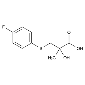 3-[（4-氟苯基）硫基]-2-羟基-2-甲基丙酸,3-[(4-Fluorophenyl)thio]-2-hydroxy-2-methylpropanoic acid