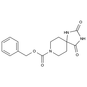 CATO_2,4-二氧代-8-Cbz-1,3,8-三氮杂螺[4.5]癸烷_28121-73-5_97%