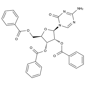 CATO_（2R，3R，4R，5R）-2-（4-氨基-2-氧代-1,3,5-三嗪-1（2H）-基）-5-（苯甲酰氧基）甲基）四氫呋喃-3,4-二基二苯甲酸酯_28998-36-9_97%