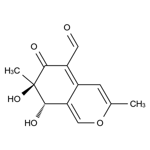 丁二醇,53043-28-0
Austadiol
6H-2-Benzopyran-5-carboxaldehyde, 7,8-dihydro-7,8-dihydroxy-3,7-dimethyl-6-oxo-, (7R-trans)-
(7R,8S)-7,8-Dihydro-7,8-dihydroxy-3,7-dimethyl-6-oxo-6H-2-benzopyran-5-carbaldehyde
5-18-04-00348 (Beilstein Handbook Reference)
Austdiol
Austidiol
BRN 1383761
(7R-E)-7,8-Dihydro-7,8-dihydroxy-3,7-dimethyl-6-oxo-6H-2-benzopyran-5-carboxaldehyde
NSC 159632