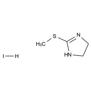 2-甲硫基-2-咪唑啉 氫碘酸鹽,2-(Methylthio)imidazolinium Iodide
2-Methylmercapto-4,5-dihydroimidazole Hydroiodide
2-Methylsulfanyl-4,5-dihydro-1H-imidazole hydrogen iodide
2-Methylthio-2-imidazoline Monohydroiodide
2-Methylthio-2-imidazoline hydriodide
2-Methylthio-2-imidazoline, Hydroiodide
3-Methylthio-4,5-dihydroimidazole Hydroiodide
5464-11-9