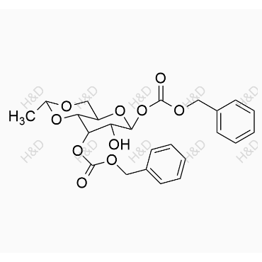 依托泊苷雜質(zhì)6,dibenzyl ((2R,4aR,6S,7R,8S,8aR)-7-hydroxy-2-methylhexahydropyrano[3,2-d][1,3]dioxine-6,8-diyl) dicarbonate