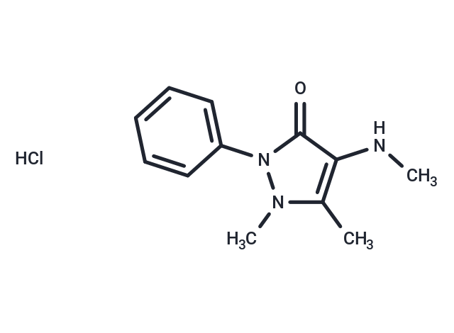 化合物 4-Methylamino antipyrine hydrochloride,4-Methylamino antipyrine hydrochloride