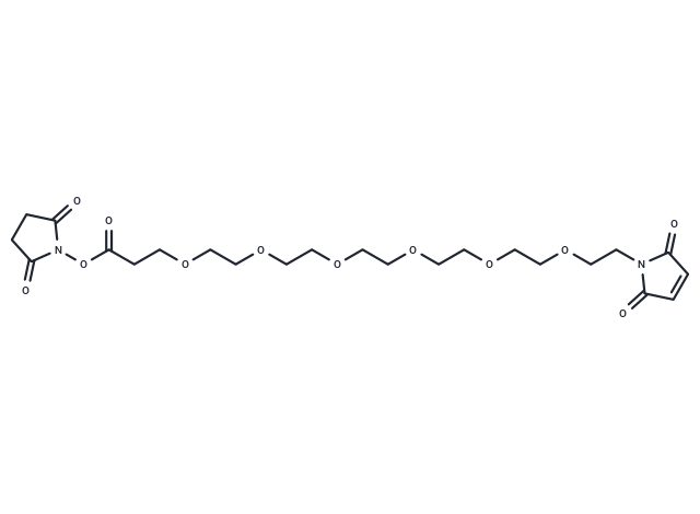 化合物 Mal-PEG6-NHS ester,Mal-PEG6-NHS ester