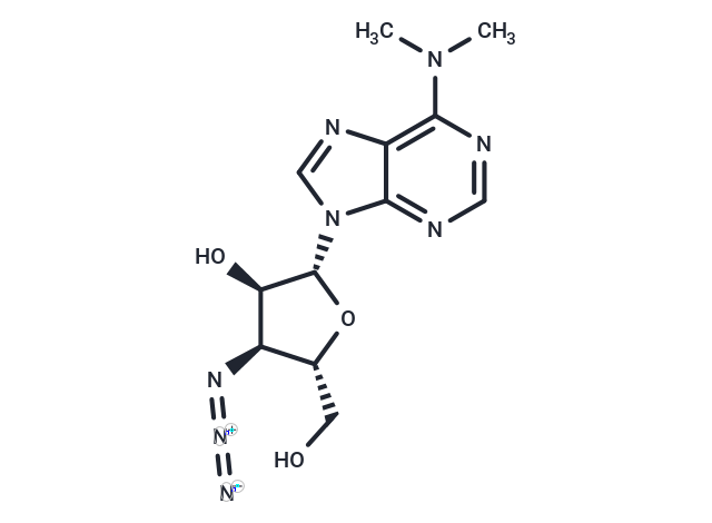 化合物 3’-Azido-3’-deoxy-N6,N6-dimethyladenosine,3’-Azido-3’-deoxy-N6,N6-dimethyladenosine