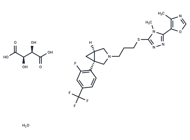 化合物 GSK-598809 L-tartrate sesquihydrate,GSK-598809 L-tartrate sesquihydrate