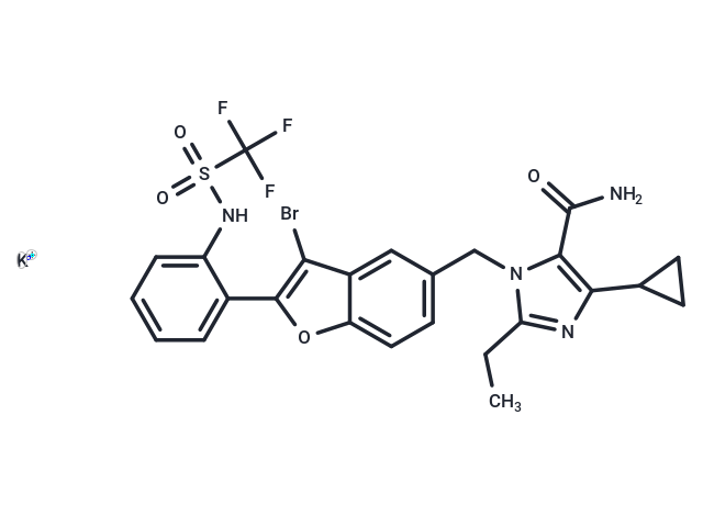 化合物 Saprisartan potassium,Saprisartan potassium