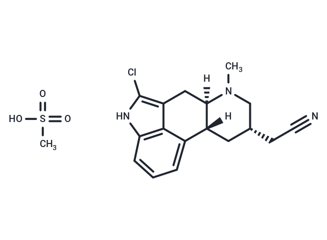 化合物 Lergotrile mesylate,Lergotrile mesylate