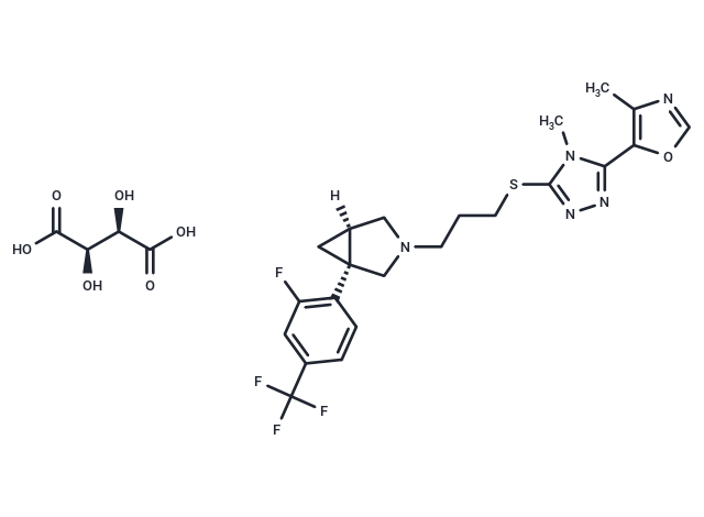 化合物 GSK-598809 L-tartrate,GSK-598809 L-tartrate