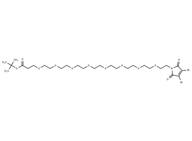 化合物 3,4-Dibromo-Mal-PEG8-Boc,3,4-Dibromo-Mal-PEG8-Boc