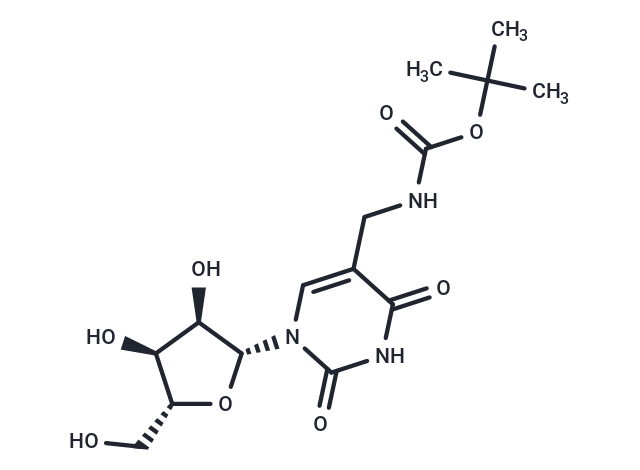 化合物 5-N-Boc-aminomethyluridine,5-N-Boc-aminomethyluridine