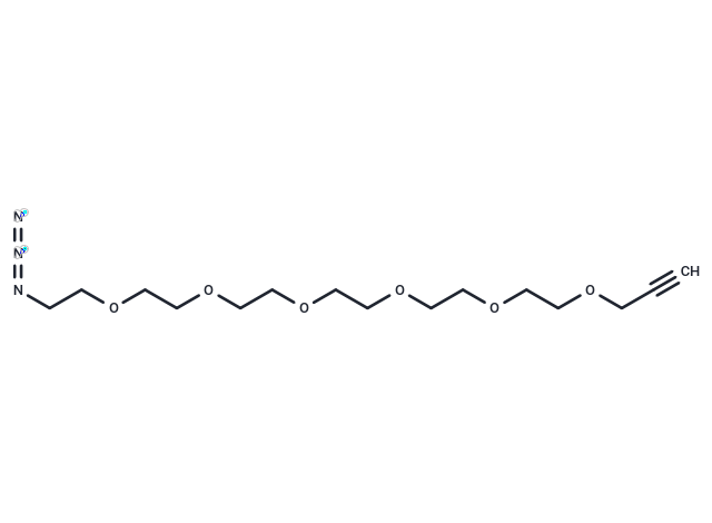 化合物 Propargyl-PEG6-N3,Propargyl-PEG6-N3