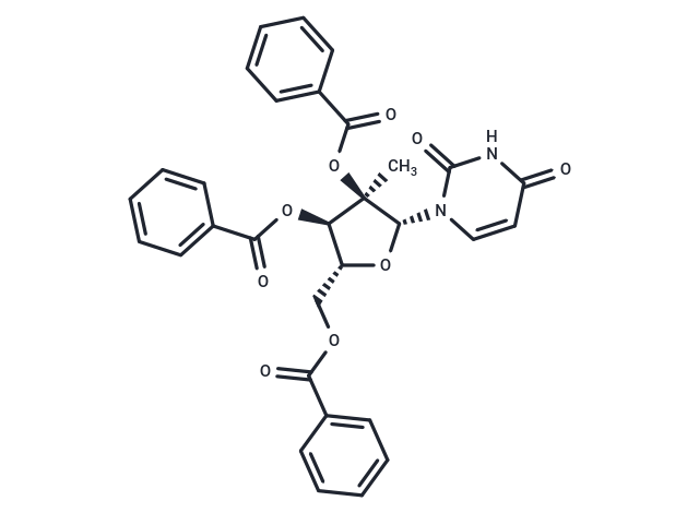 化合物 2’-C-Methyl -2’,3’,5’-tri-O-benzoyluridine,2’-C-Methyl -2’,3’,5’-tri-O-benzoyluridine