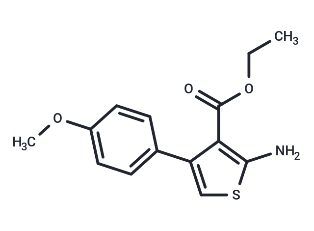 2-氨基-4-(4-甲氧基苯基)-3-噻吩羧酸乙酯,MFCD01917484