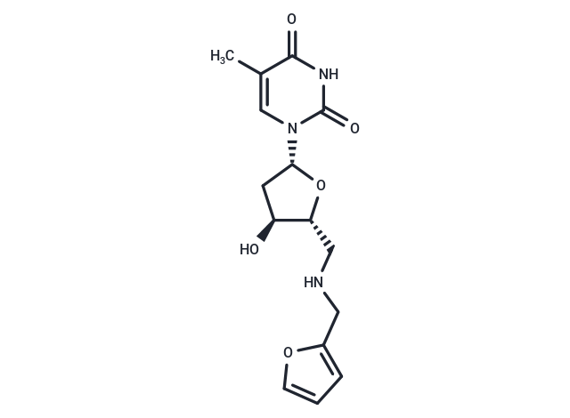 化合物 5’-Deoxy-5’-furfurylamino ? thymidine,5’-Deoxy-5’-furfurylamino ? thymidine