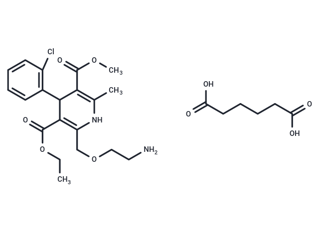 化合物 Amlodipine adipate,Amlodipine adipate