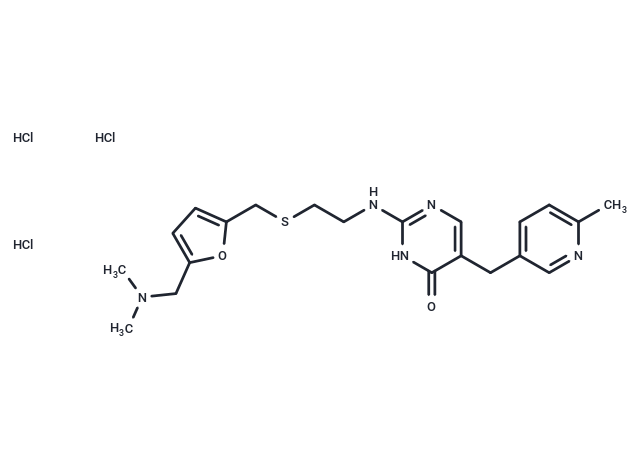 化合物 Lupitidine hydrochloride,Lupitidine hydrochloride