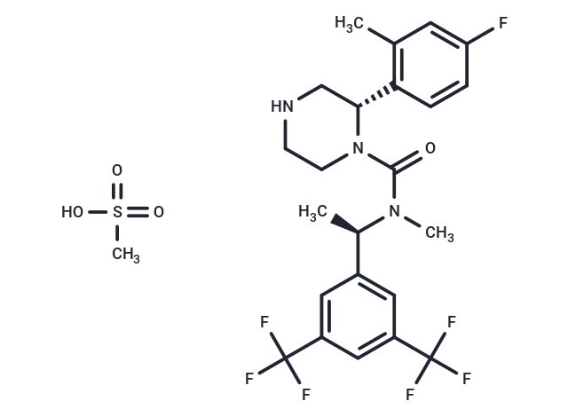 化合物 Vestipitant mesylate,Vestipitant mesylate