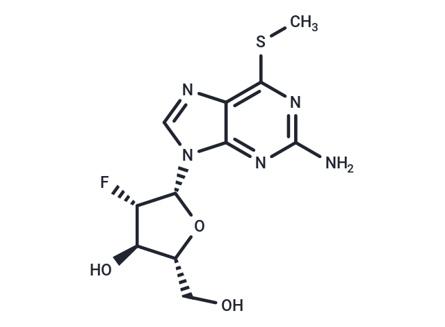 化合物 2-Amino-6-methythio-9-(2’-deoxy-2’-fluooro-beta-D- ? arabinofuranosyl)-9H-purine,2’-Deoxy-2’-fluoro-6-S-Methyl-6-thio-ara-guanosine