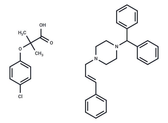 化合物 Cinnarizine clofibrate,Cinnarizine clofibrate